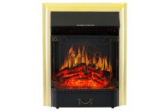 Каминокомплект Royal Flame Dublin угловой с очагом Majestic FX Brass